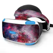 Skin Wrap for Sony Playstation PSVR Headset red pink blue galaxy cosmic