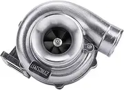 T70 Turbocharger T3 V-band Flange 0.70 A/R + Oil Drain Return FEED For 1.8-3.0L