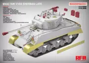 1/35 Ryefield M4A3 Sherman 76W VVSS Late (Upgrade Version) Plastic Model Kit