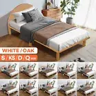 Bed Frame Queen Double King Single Mattress Base Platform Headboard Bedroom Bed