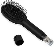 Diversion Safe Hair Brush to Hide Money, Cash, Jewelry, Mini Keys, Beach Safe Container Real Hair Brush Comb for Valuables, Perfect for Travel or At Home(Black)