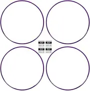 21 Inch Wheel Rim Protectors, Self Adhesive, Scratch Proof, ABS Rim Protection Guard, Universal Fit for Cars, 4PCS (Purple)