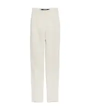 Jacquemus Side Split Straigh-Leg Pants FR36,FR38 White
