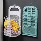 Laundry Scratch-proof Clothes Hamper Wall-mounted Laundry Hamper with Capacity