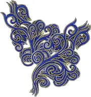 TOKIDNY 5 Pairs Iron Embroidered Patches for Clothing Traditional Appliques Durable Hot Melt Adhesive Easy Application for Costumes and Repairs
