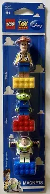 LEGO Disney Toy Story 852949 Magnets Woody Alien Buzz Lightyear 2010 Retired Set