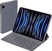 Rimposky iPad Keyboard Case for Apple iPad Air 11'' 2024 (M2), Ultra Slim Folio iPad Magic Keyboard Case for iPad Pro 11'' (4th/3rd/2nd/1st Gen), iPad Air 10.9'' 5th/4th Gen Case with Keyboard