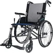 Folding Lightweight Aluminium Wheelchairs,Self Propelled Wheelchairs,Sport Wheelchair Transit Device With Safety Belt Attendant Brakes,Small Travel Elderly Wheelchair