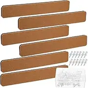 6-Pack Bulletin Board Strips Easy Wall Decor Non-damaging Push Pins Self-Adhesive Felt Strip Office Wall Decor Pushpin Board Accessories