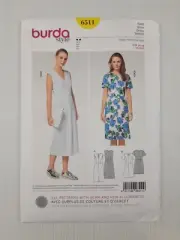 Burda Sewing Pattern 6511 Women's Dress Pattern Size US 8-20 EUR 34-46 NEW