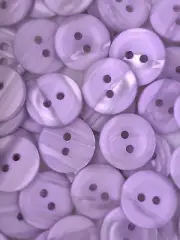 SIZE 24L - 5/8", VARIEGATED BUTTON, ROSE QUARTZ, 1 DOZEN, SHINY FINISH