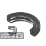 EAI Metric Oil Shaft Seal 25X37X8mm Dust Grease Seal TC Double Lip w/ Spring