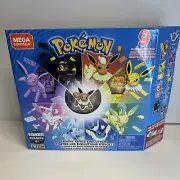 New Sealed MEGA Construx Pokemon Every Eevee Evolution Pack 470 Pcs Wonder Build