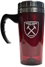 West Ham United FC Travel Mug (UK Size: One Size) (Maroon/Black)