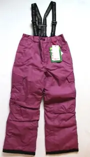 LEGO Wear Kids Size 134 (9 Years) Snow/Ski Pants w/ Suspenders Purple