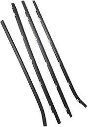 Jodriva Window Door Seals Car Side Window Weather Strip Window Glass Waterproof Pressure Weatherstrip Sealing Trim, for Hyundai, for I30 2008-2011 822102L000 Car Door Weather Strip