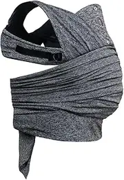 Boppy Comfyfit Evolution Baby Carrier, Easy to Carry and Adjustable, Ergonomic Baby Carrier for Mom's Front with Head and Neck Support, Wide Knotted Straps, Adjustable Armholes