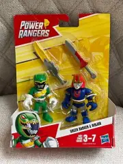 RARE SABAN'S POWER RANGERS GREEN RANGER & NINJOR ACTION FIGURES NEW ON CARD