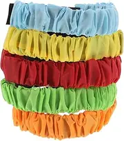 [TOGEVAL] Pp Material Leggings 5pcs Elastic Tie Rope for Women Field Day Games Stretchy Band Gym Set Comfortable Building Entertainment