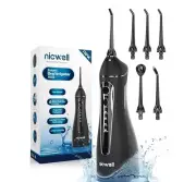Nicwell Cordless Water Flosser, 4 Modes, Portable, Rechargeable Dental Irrigator