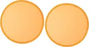 Toyvian 2pcs Mini Folding Fan Dance Paddle Fan Handheld Round Portable Hand Foldable Circular for Parties Performances