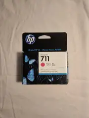 HP 711 Magenta DesignJet Ink Cartridge, CZ131A Exp 08/2025 NEW In Box