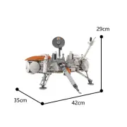 Space Probes Lander Viking 1 & 2 Model 1:9 Scale 1264 Pieces for Mars Mission