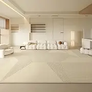 Geometric Cream Carpet Beige Large Size Living Room Carpets Home Decoration Rugs Easy to Clean Non-Slip Bedroom Rug,YY006,3,E,100x150cm