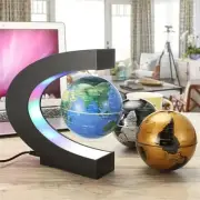 Magnetic Levitation Floating Globe, C Shape LED World Map Home Office Decoration