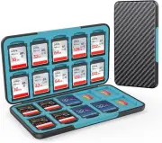HEIYING Memory Card Case for SD/TF Cards,Portable SD Card Holder Storage Case
