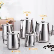 Milk Frothing Proper Special Lid Design Thick And Comfortable Body Pitcher