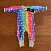 Bonds Baby Pride Love is Love Rainbow Zip Wondersuit Size 000 BNWT