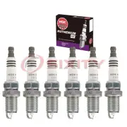 6 pcs NGK Ruthenium HX Spark Plugs for 1997-2002 Mitsubishi Montero 3.5L V6 pd