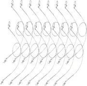 24pcs Anti-wear Thread Pin Sturdy Fishing Leader for Saltwater Freshwater Easy to Use Fine Workmanship