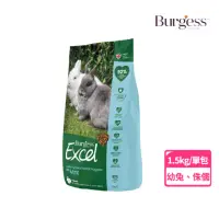 在飛比找momo購物網優惠-【Burgess 伯爵】幼兔及侏儒兔 原味薄荷 1.5KG(