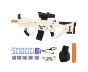 Gel Ball Splatter Blaster Eco Friendly Electric Water Ball Toy With Goggle For Outdoor Shooting Game White 50000Pcs Water Beads