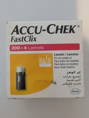 Accu-Chek Fast Clix 200 + 4 (204) Lancets AccuChek Performa Nano Exp 5/2026