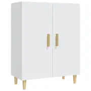 vidaXL Sideboard White Engineered Wood Cupboard Console Cabinet Home Organiser