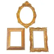 Antique Picture Frame Cutouts, Party Decor, 3 Pieces