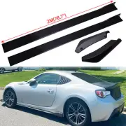 78.7" Side Skirt Splitter Panel + Rear Bumper Diffuser For Toyota 86 Subaru BRZ (for: Subaru)