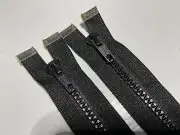 Ideal 19” Black Separating Pull Tab Zipper - NEW