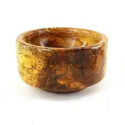 Spalted Wild Oak with burl Signed Hand Turned Bowl 2024 Mike Alachua #010