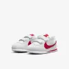 【NIKE 耐吉】運動鞋 童鞋 中童 兒童 阿甘鞋 魔鬼氈 CORTEZ BASIC SL PSV 白紅 904767-101