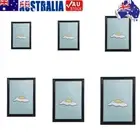 Painting Frame Black Border Gallery Photo Frame Modern for Wall Tabletop Display