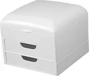Desktop Storage Cabinet Mini Drawers Plastic Storage Drawer Makeup Storage Drawers Table Top Organizer Desk Drawer Table Top Drawers Pp with Drawer White Showcase/597