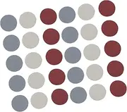 ULTECHNOVO 180sheets Sanding Discs Sandpaper Assorted Grits for Electric Pneumatic Grinders Self-Adhesive Hook and Loop Sanding Pads and Anti-Static