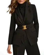 Donna Karan Belted Blazer