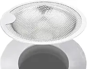 Sink Drain Strainer, Kitchen Drain Plug, Stainless Steel Anti-Clog with Handle Screen for Hair Home Vegetable Fruit Drainage Bathroom Protection Maintenance