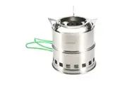 Lixada Folding Stainless Steel Camping Stove Portable Outdoor Wood Burning Stove with Foldable Handles and Alcohol Tray for Camping Hiking Backpacking Picnic BBQ