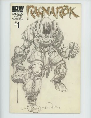 Ragnarok 2014#1 1st Print Walter Simonson Subscription Cover A IDW